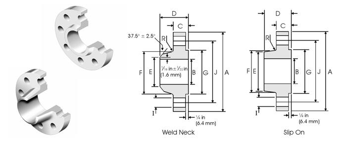 BS 3293 Weld Neck 400LB Flanges manufacturers