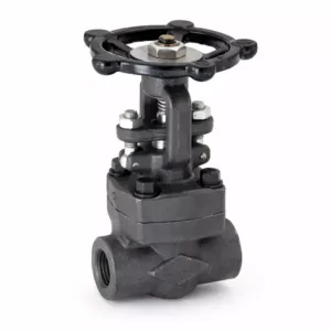 Forged steel gate valve manufactured by Falcon for high pressure industrial systems