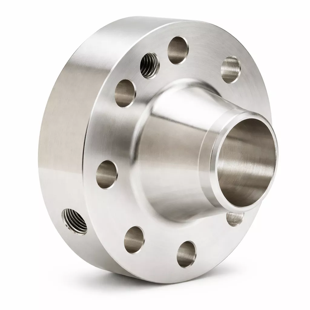 Orifice flange set manufactured by Falcon for industrial flow measurement systems